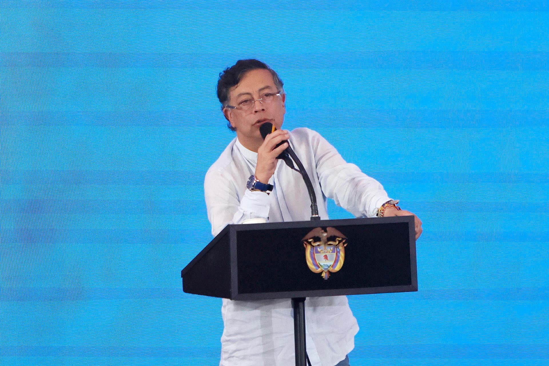 Gustavo Petro cuestiona los resultados electorales en Colombia