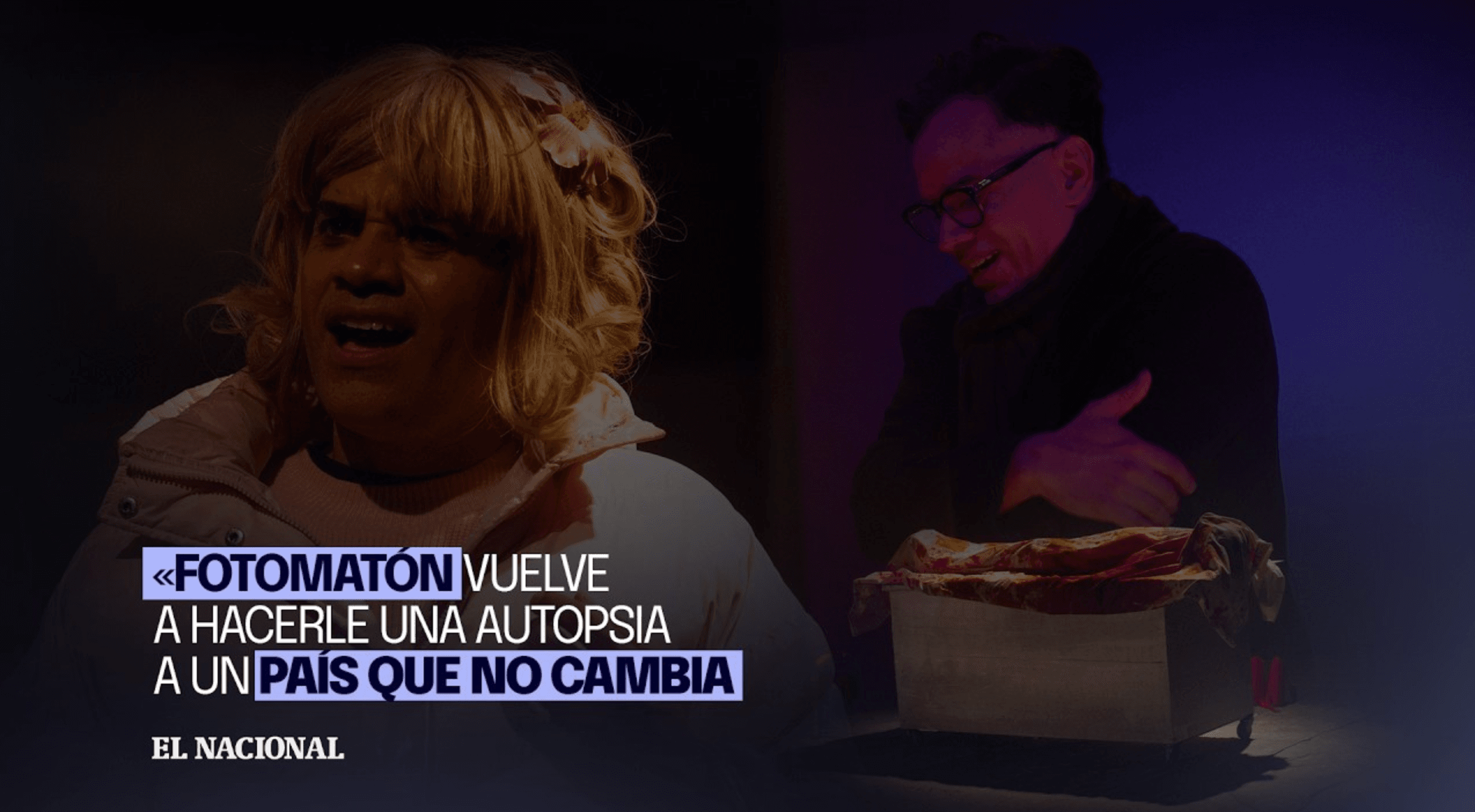 🎭 Fotomatón: Un retrato crudo de la Venezuela que no cambia