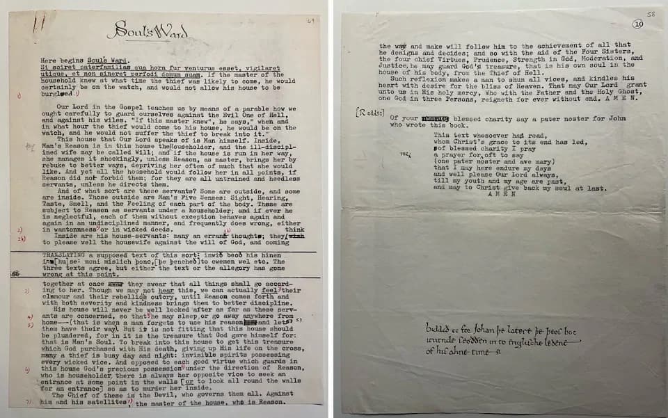 Hallan traducción inédita de Tolkien: Un manuscrito medieval rescatado