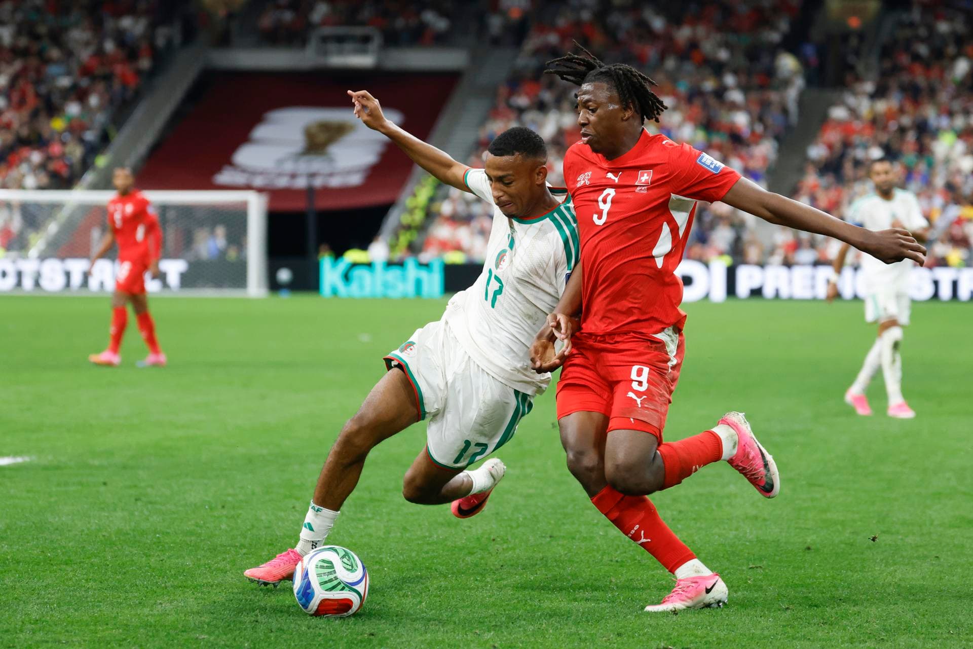 Johan Manzambi, baja clave para Suiza en duelo contra Argentina