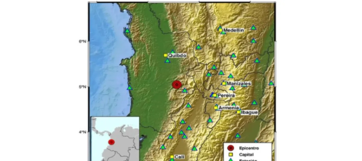 Sismo de 7,4 en Colombia: Sin peligro de tsunami en el Pacífico