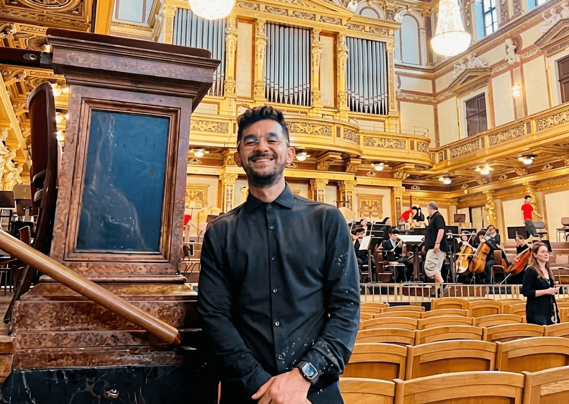 Yefren Carrero, el talento venezolano que brilla en Viena como director