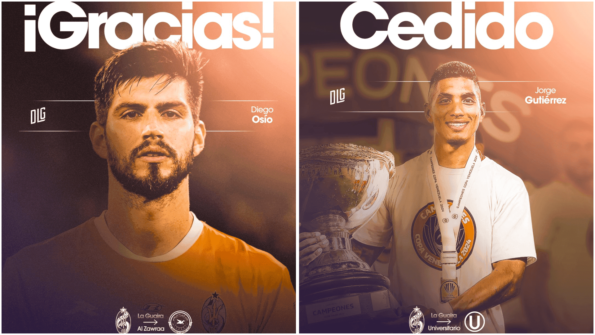 Transferencias en el Deportivo La Guaira: Osío y Gutiérrez buscan nuevos horizontes