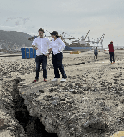 CAF Visita Puerto de La Guaira para Evaluar Daños por Terremotos