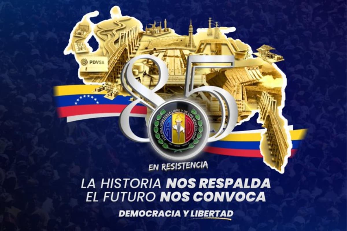 Partido Acción Democrática celebra 85 años de historia política en Venezuela
