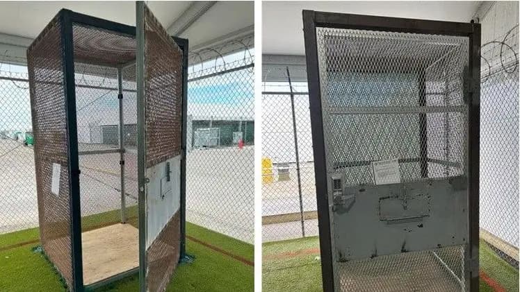 Denuncian condiciones inhumanas para migrantes en Florida: el 'Alcatraz de los caimanes'