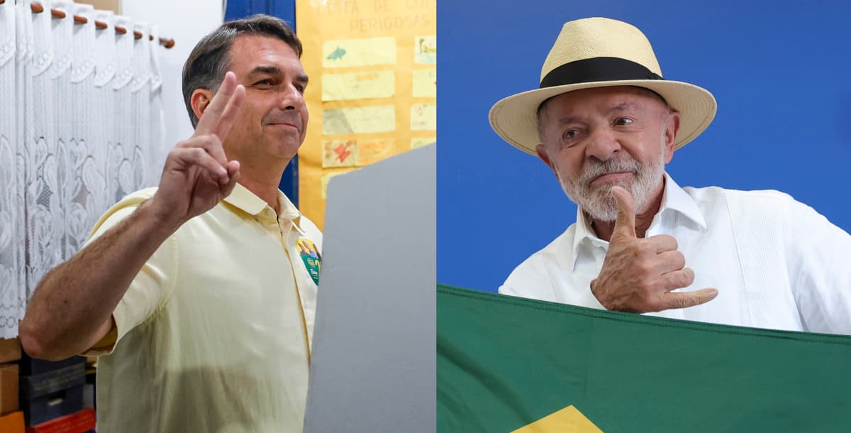Encuesta de Quaest sitúa a Flávio Bolsonaro dos puntos por encima de Lula
