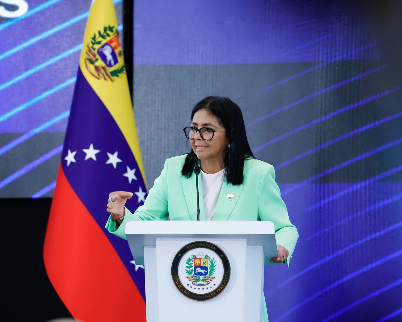 Delcy Rodríguez proyectó inversiones petroleras de casi 76.000 millones de dólares para los próximos cinco años