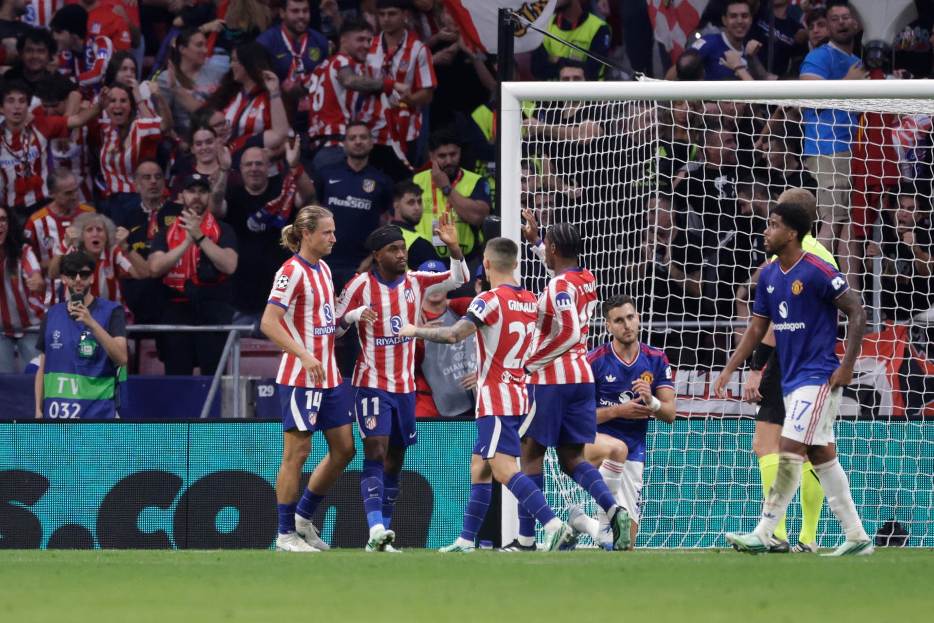 Champions League: Atlético de Madrid hizo su trabajo al vencer al Manchester United 2-0