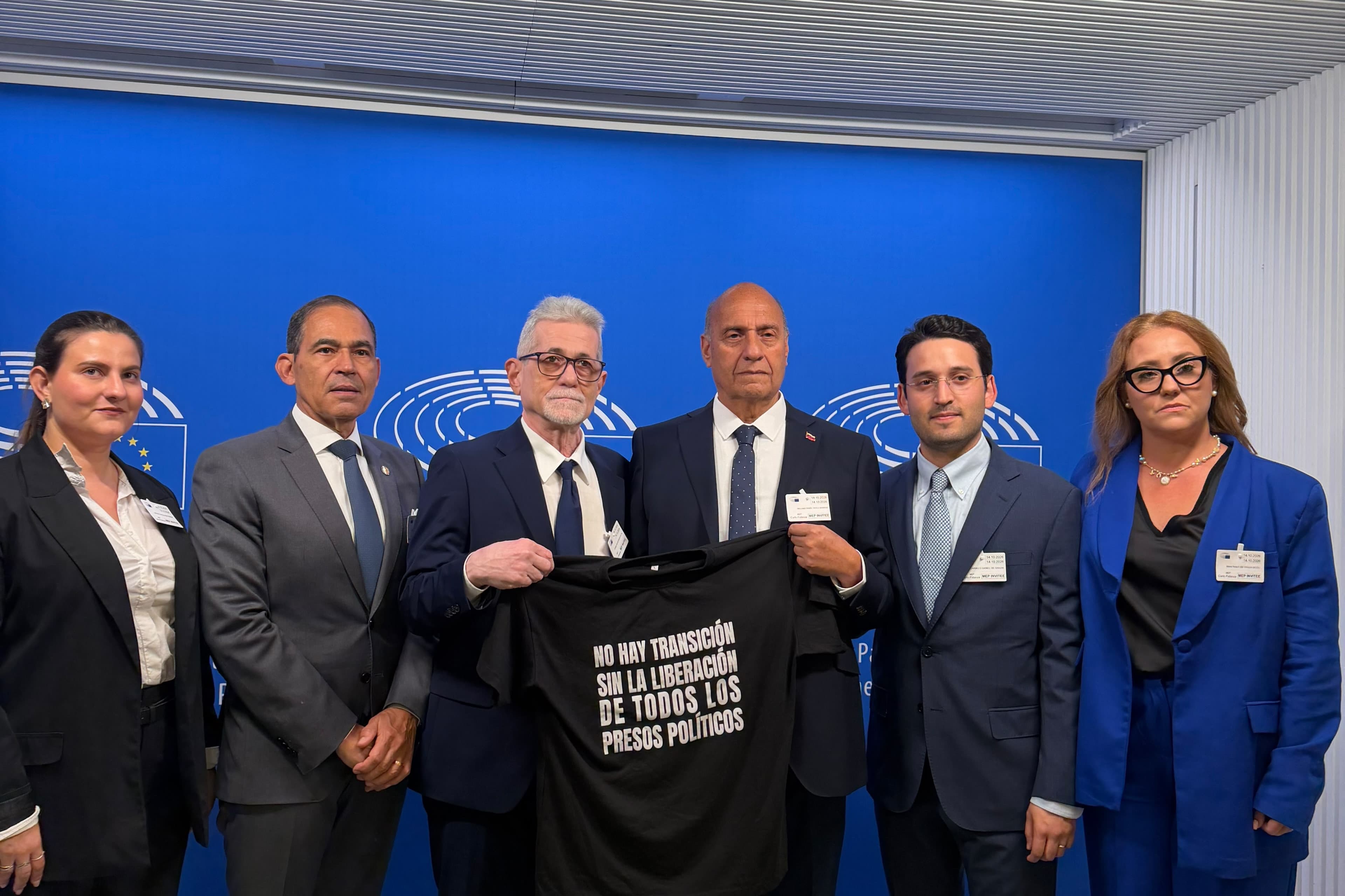 Williams Dávila y Américo De Grazia expusieron ante el Parlamento Europeo la situación de los presos políticos