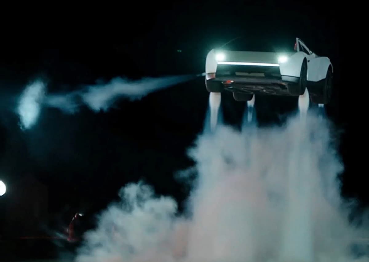 Así es el carro volador de Tesla presentado por Elon Musk
