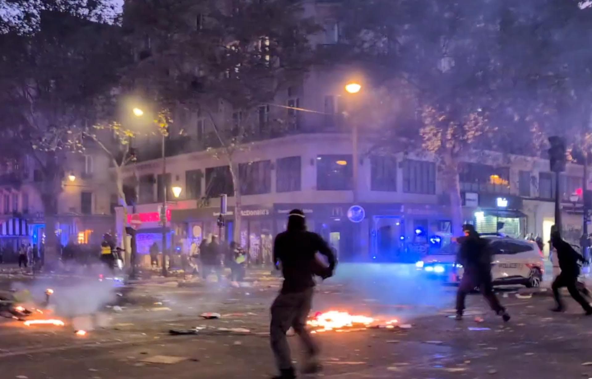 Detenidas 1.200 personas en las protestas en Francia, que dejan 150 policías heridos