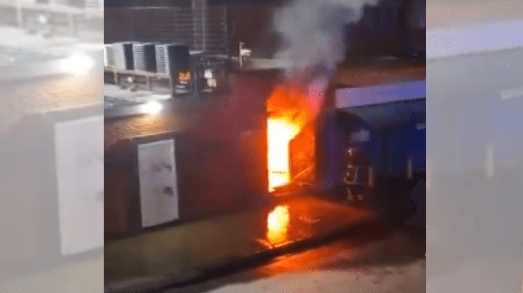 Tercer incendio de caseta de transformadores dejó sin electricidad a vecinos y comerciantes en Valencia