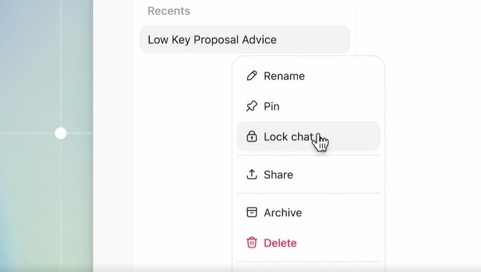 OpenAI permitirá bloquear chats en ChatGPT con un PIN