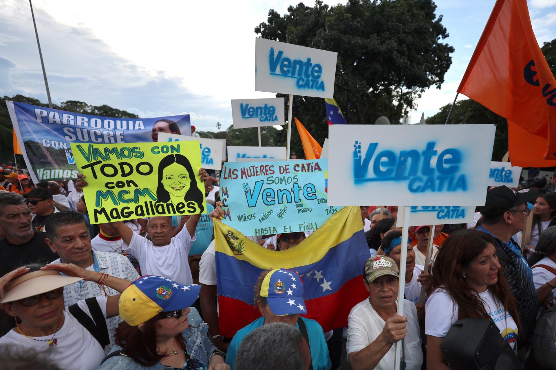 Vente Venezuela denunció retención de equipos tras liberación de encargados del sonido en marcha opositora