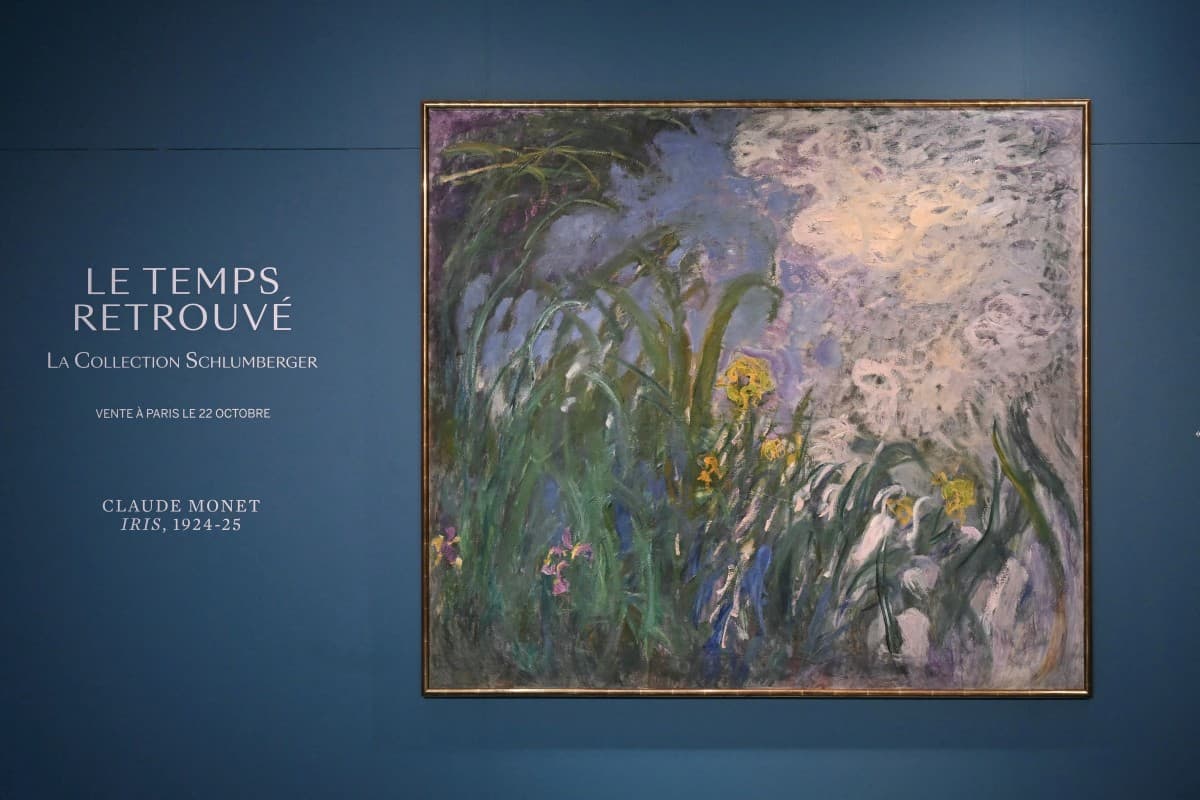 Iris de Monet es la obra de arte más cara vendida en Francia