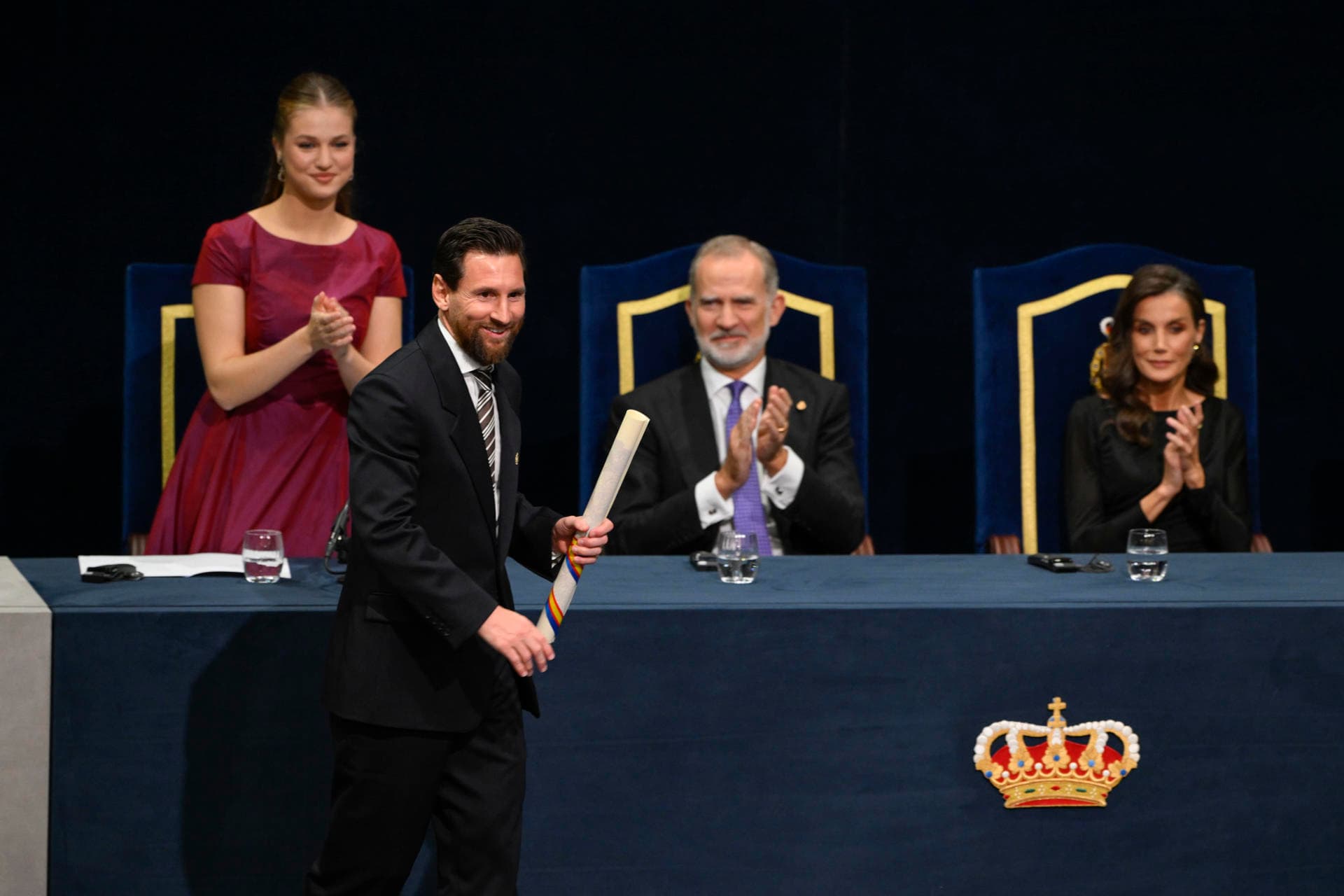 Messi recibe el premio Princesa de Asturias de los Deportes