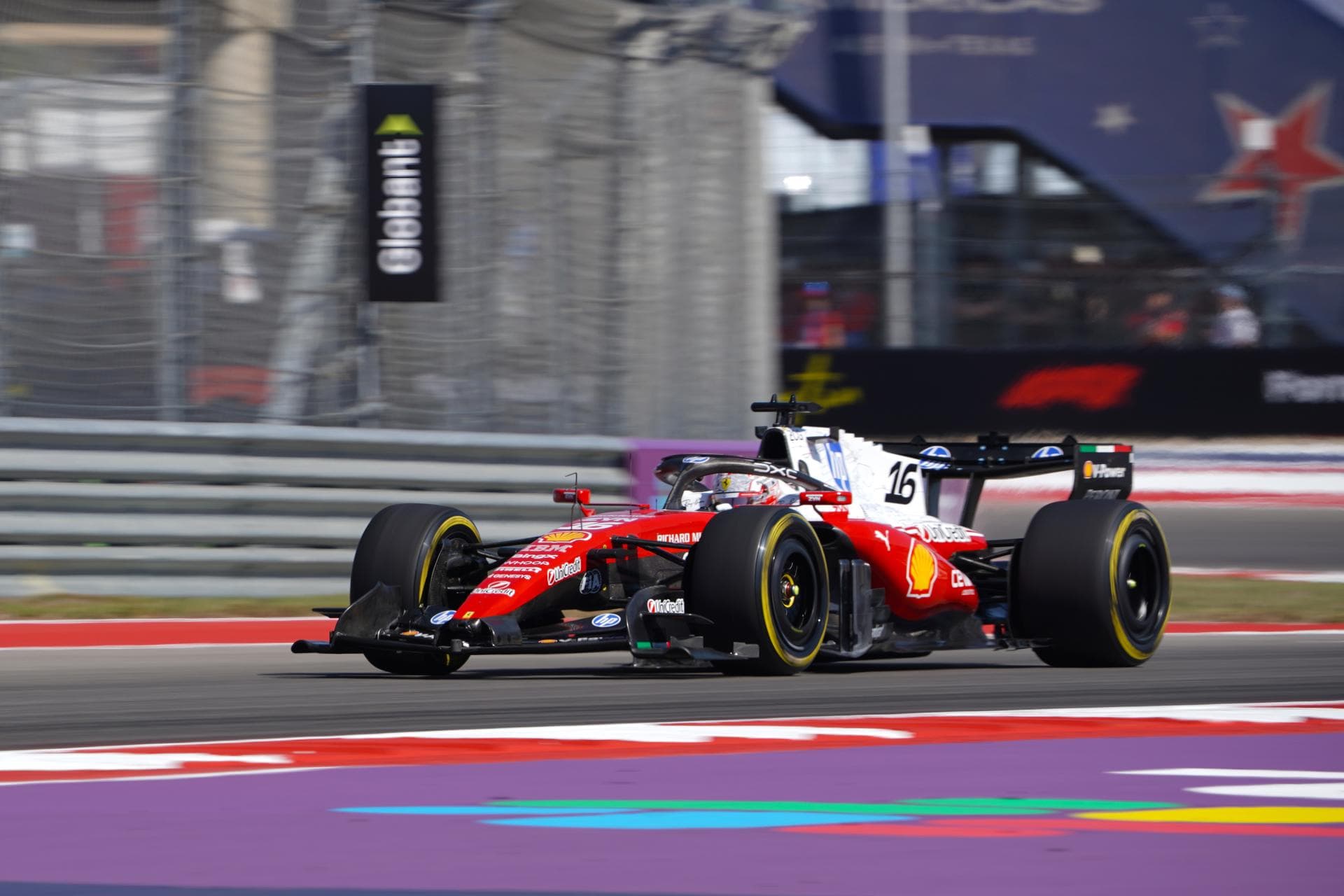 Leclerc lidera las prácticas libres y Antonelli lo secunda en el GP de Estados Unidos