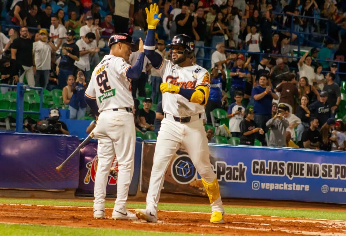 Tigres superó a Leones con una joya de pitcheo de José González y dos jonrones de Keyber Rodríguez