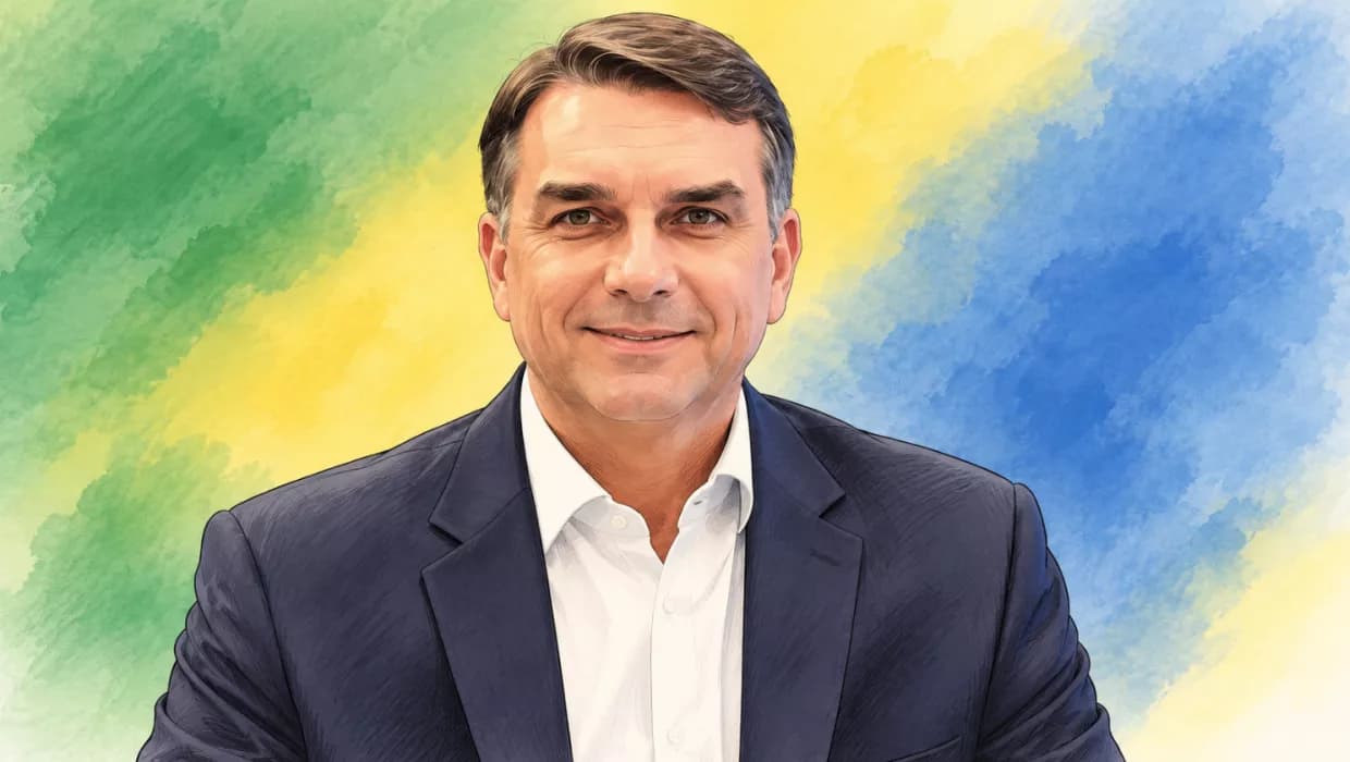 Flavio Bolsonaro, la esperanza "diestra" para recuperar el poder y la libertad de su padre