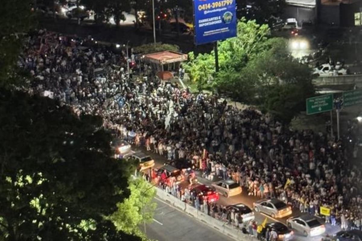 Así salió Caracas a las calles a esperar a María Corina Machado