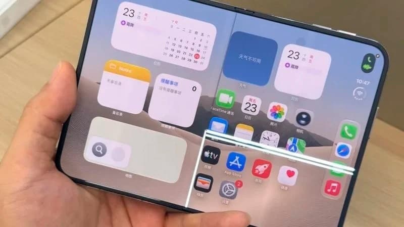 El iPhone Duo presenta grietas en su pantalla interior en algunas unidades
