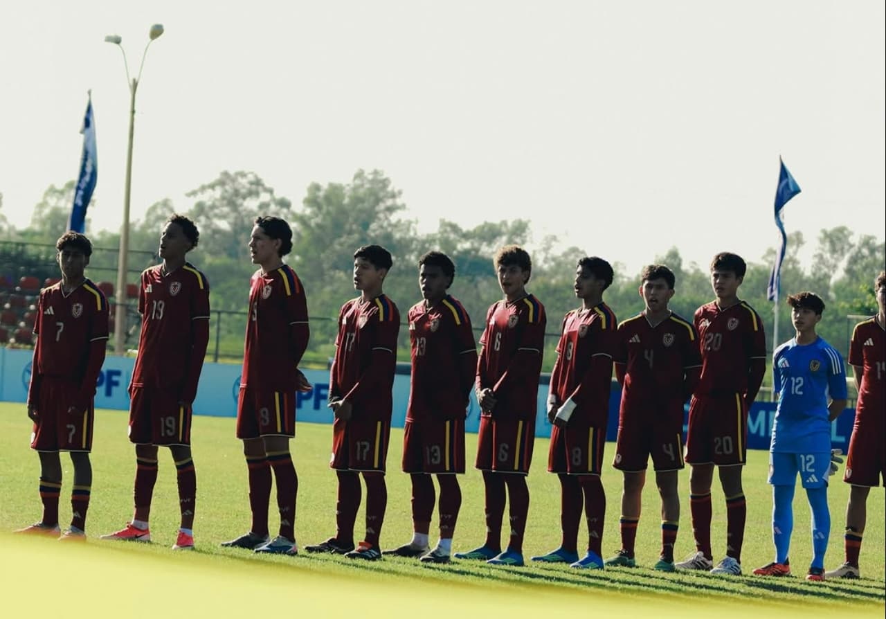 La Vinotinto clasifica como líder de grupo a la fase final del Mundial y Festival Sub-15