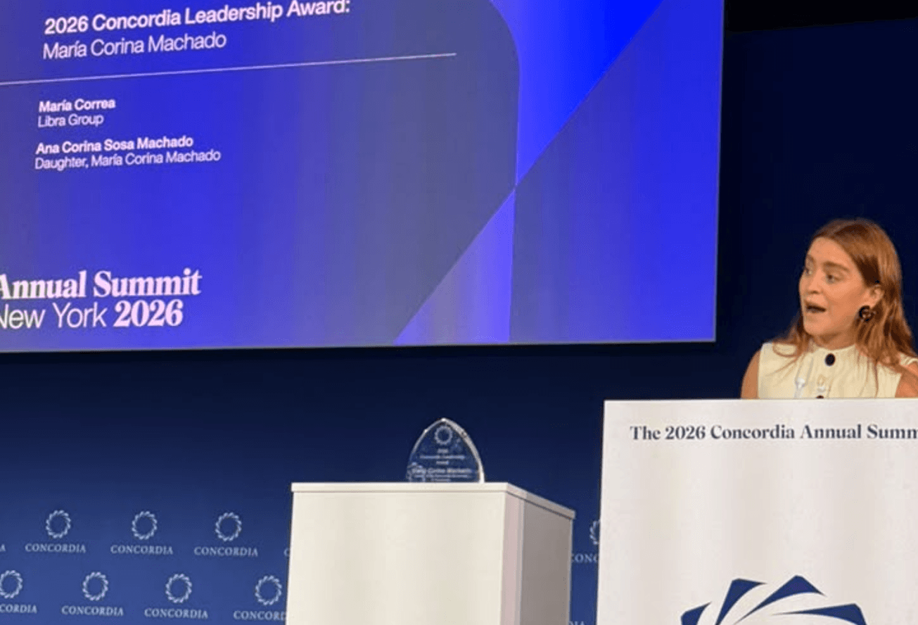 María Corina Machado: Líder Venezolana Honrada en el Concordia Summit 2026