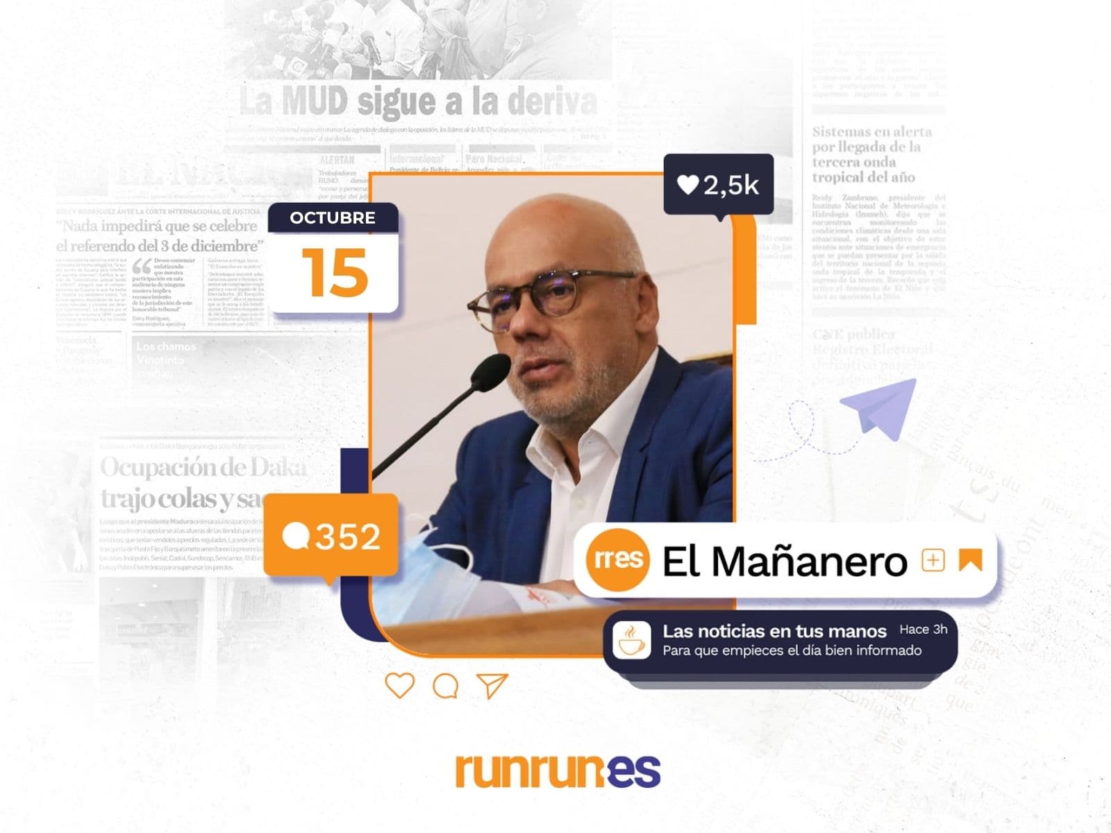 El Mañanero del 15 de octubre: Le quitaron las sanciones a Jorge Rodríguez