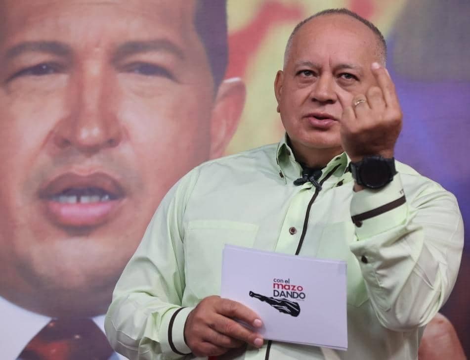 Diosdado Cabello Suspende 'Con el Mazo Dando' por Miércoles de Cenizas