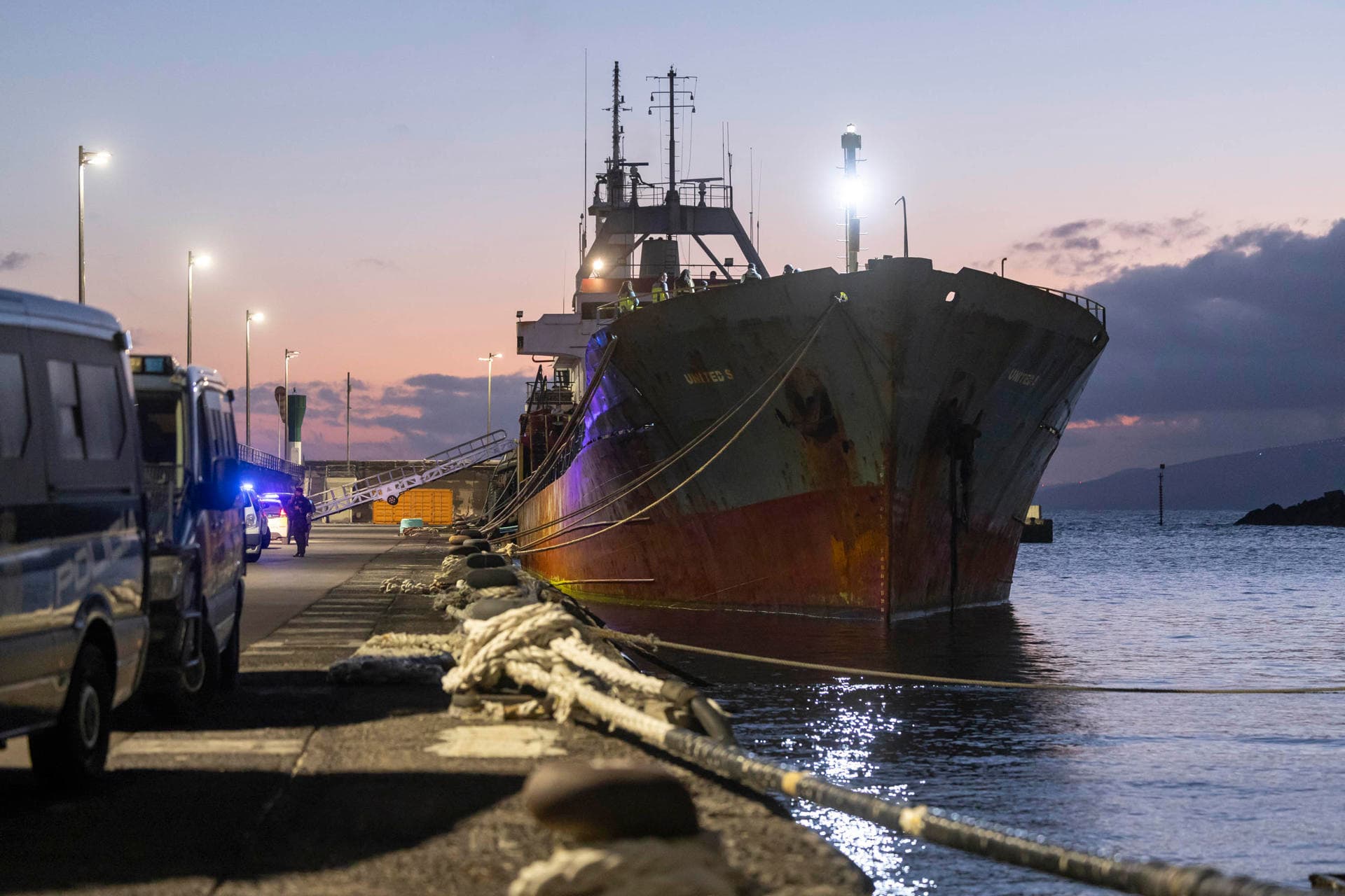 Juez encarceló a tripulantes del barco incautado en islas Canarias con cocaína sudamericana