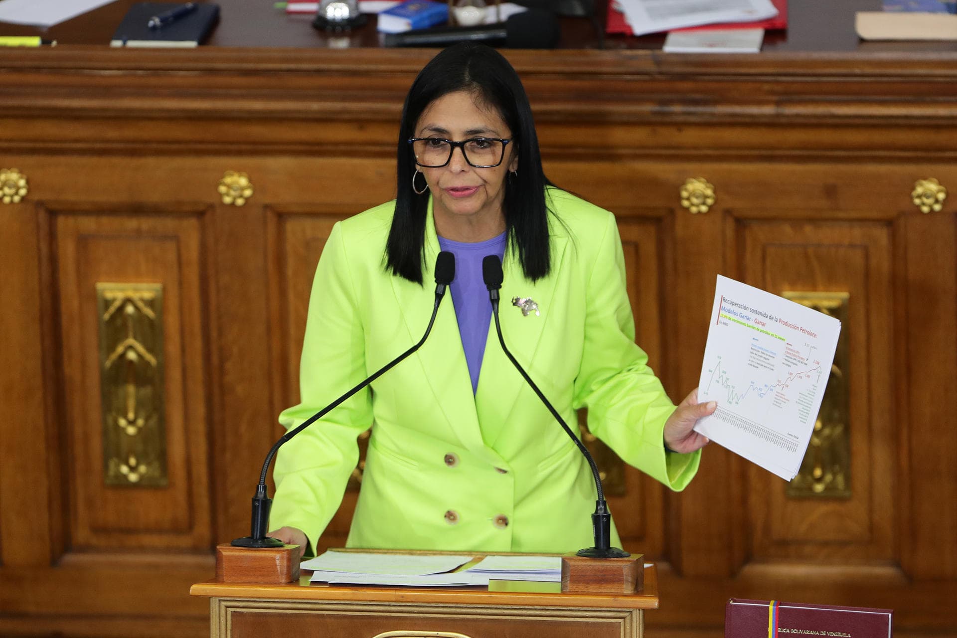 Delcy Rodríguez anunció dos nuevos fondos para gestionar ingresos petroleros en Venezuela