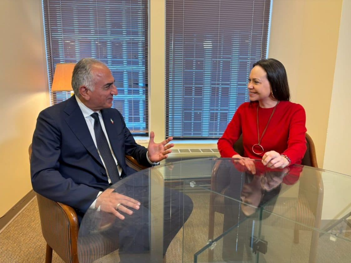 María Corina Machado y Reza Pahlavi: Un Llamado a la Libertad