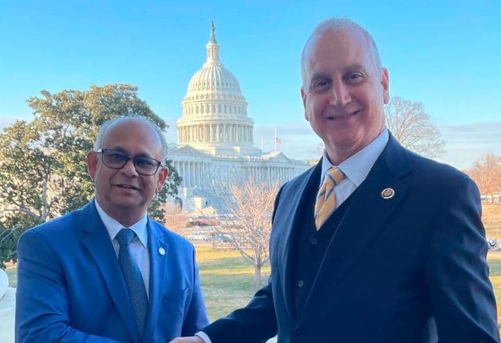 Albert Ramdin reafirma su apoyo a Venezuela en encuentro con Díaz-Balart