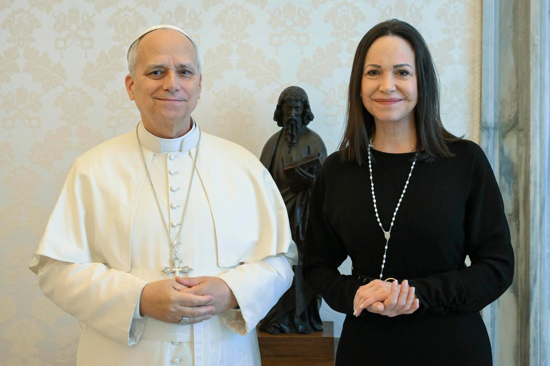 María Corina Machado pidió elevar oraciones por la recuperación del papa León XIV