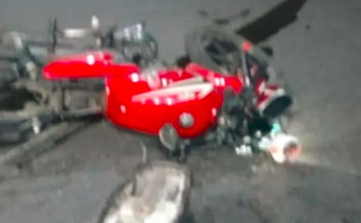 Tragedia en El Junquito: Motorizado muere tras fuerte choque