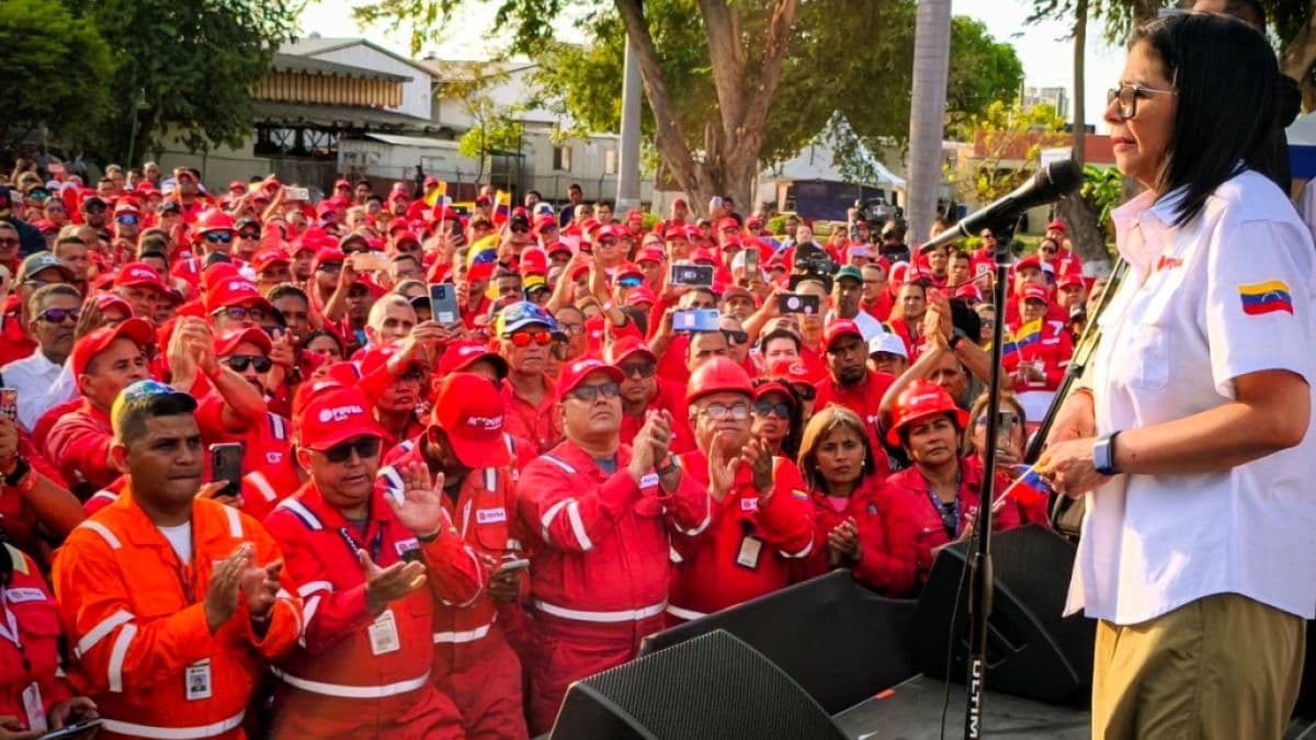 Delcy Rodríguez rechaza influencia de EE. UU. en la política venezolana