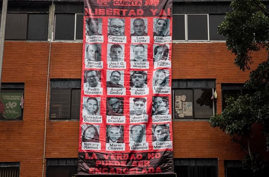 SNTP Urge la Liberación Inmediata de Periodistas Presos en Venezuela