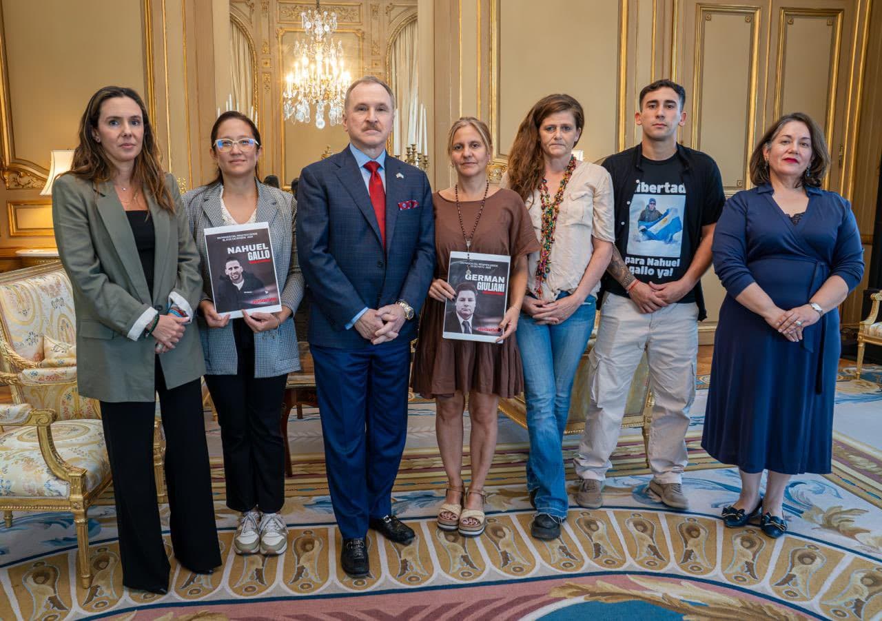 EEUU Apoya a Familias de Rehenes Argentinos en Venezuela