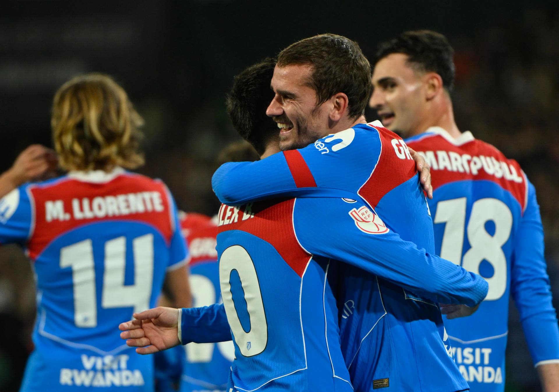 Atlético de Madrid arrolla al Betis y avanza a semifinales de la Copa del Rey