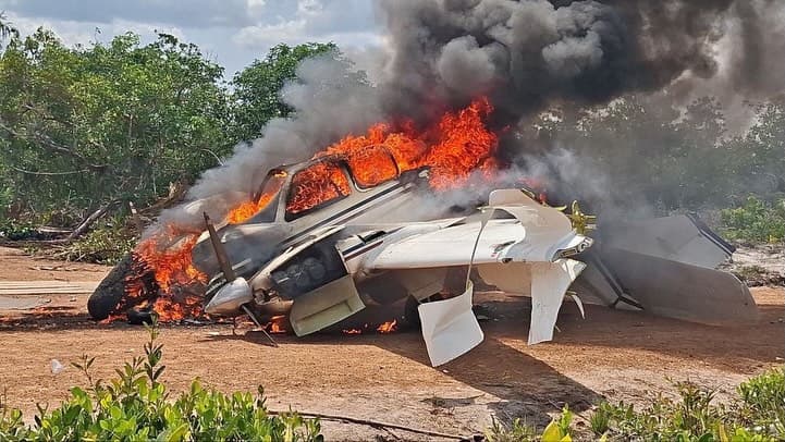 Fanb Anuncia la Destrucción de Narconave en el Amazonas Venezolano