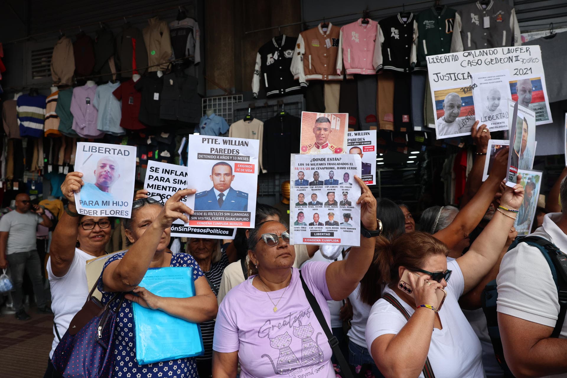 Familiares de Presos Políticos Claman por la Aplicación de la Ley de Amnistía