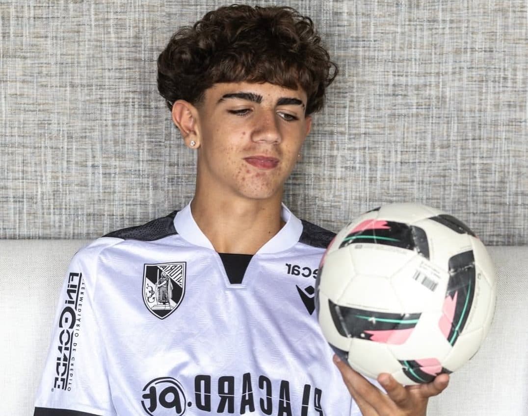 Dinis Pereira, sobrino de Cristiano Ronaldo, firmado por Vitória de Guimarães