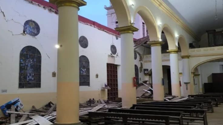 Caracas: Más de 25 iglesias dañadas tras terremotos recientes