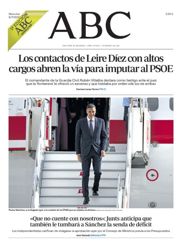 Resumen de Portadas Internacionales: 8 de julio de 2026