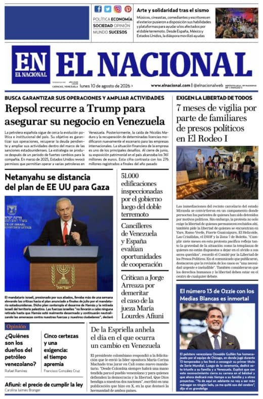 Las Portadas de Venezuela: Análisis de la Actualidad del 10 de Agosto de 2026