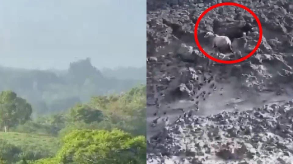 Evacuaciones preventivas tras erupción de volcán de lodo en Antioquia