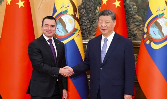 Reunión de alto nivel: Noboa se reúne con Xi Jinping en China