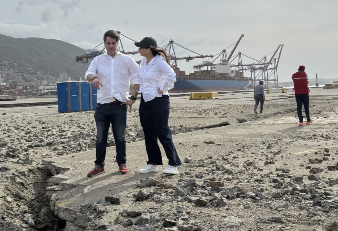 CAF evalúa daños en el Puerto de La Guaira y busca soluciones