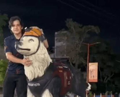 Tsunami, inmortalizado con esta estatua (VIDEO)